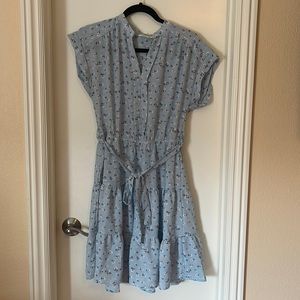 Women’s Blue Floral Printed Dress